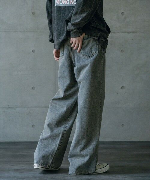 MEN'S BIGI / メンズビギ その他パンツ | 12ozスラブデニム5ポケットワイドストレートパンツ | 詳細14