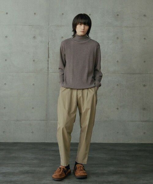 MEN'S BIGI / メンズビギ その他パンツ | 高密度コンパクト馬布ピーチパンツ | 詳細9