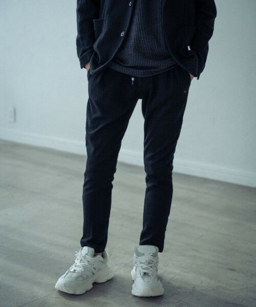 MEN'S BIGI / メンズビギ スラックス・ドレスパンツ | 1PIU1UGUARE3別注ブラックジャガードスラックス | 詳細6