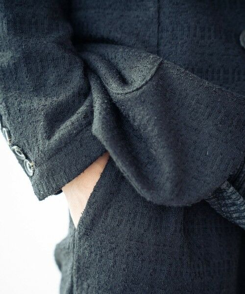 MEN'S BIGI / メンズビギ スラックス・ドレスパンツ | 1PIU1UGUARE3別注ブラックジャガードスラックス | 詳細8