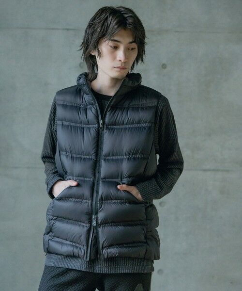 MEN'S BIGI / メンズビギ ダウンジャケット・ベスト | 1PIU1UGUARE3別注スーパーライトテックダウンベスト | 詳細8