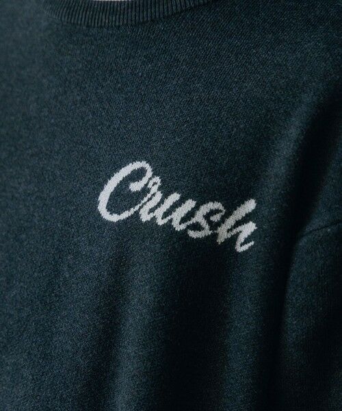 MEN'S BIGI / メンズビギ ニット・セーター | Wジャガードオーバーサイズロゴプルオーバーニット | 詳細13