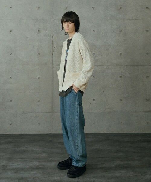 MEN'S BIGI / メンズビギ カーディガン・ボレロ | シアーライクニットカットカーディガン | 詳細2