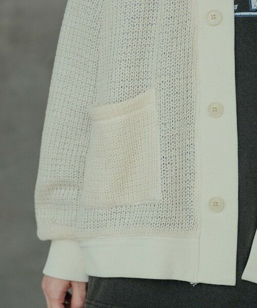 MEN'S BIGI / メンズビギ カーディガン・ボレロ | シアーライクニットカットカーディガン | 詳細6