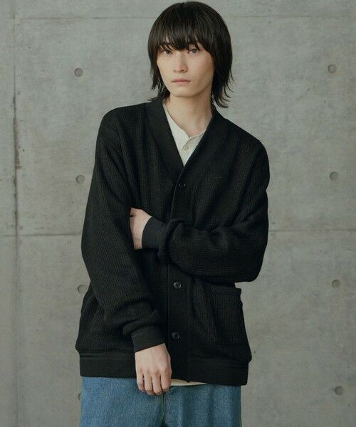MEN'S BIGI / メンズビギ カーディガン・ボレロ | シアーライクニットカットカーディガン | 詳細12
