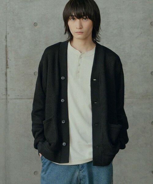 MEN'S BIGI / メンズビギ カーディガン・ボレロ | シアーライクニットカットカーディガン | 詳細13
