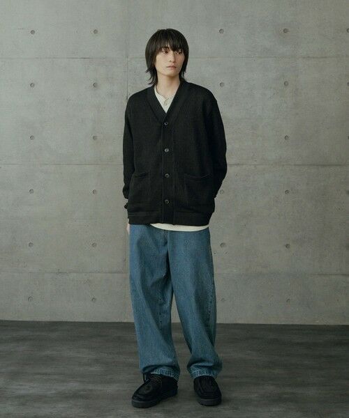 MEN'S BIGI / メンズビギ カーディガン・ボレロ | シアーライクニットカットカーディガン | 詳細9