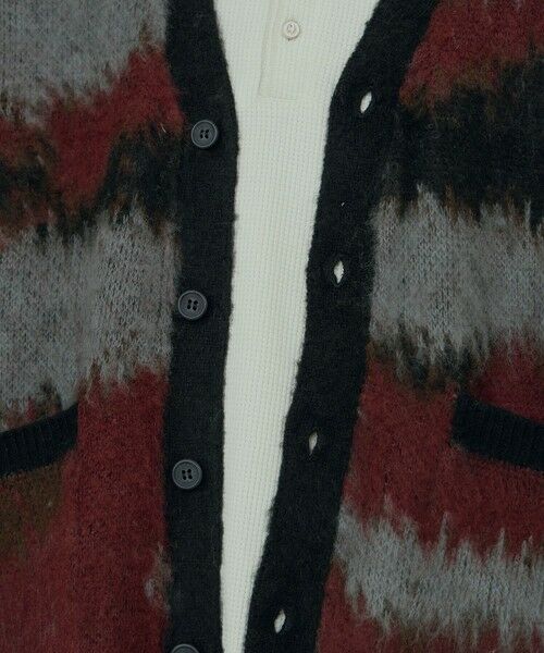 MEN'S BIGI / メンズビギ ニット・セーター | カモフラ風Wジャガードカーディガン | 詳細14