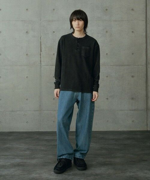 MEN'S BIGI / メンズビギ Tシャツ | ピグメントサーマルロンT | 詳細8