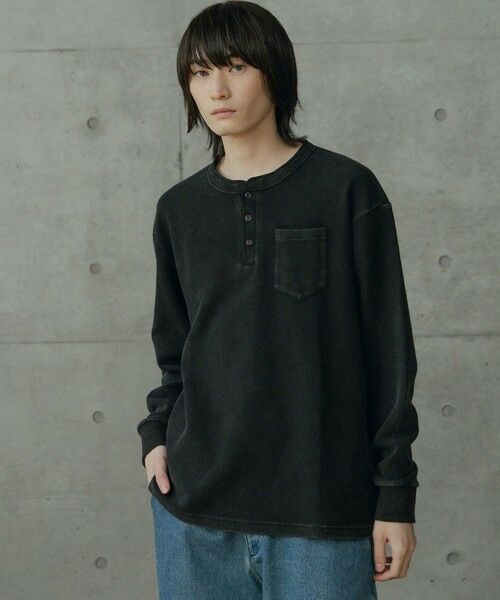 MEN'S BIGI / メンズビギ Tシャツ | ピグメントサーマルロンT | 詳細9