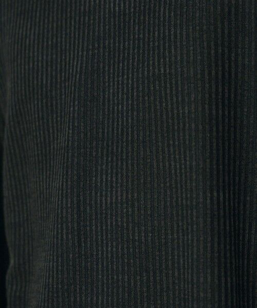 MEN'S BIGI / メンズビギ Tシャツ | ニットライクストライプカットロンT | 詳細14