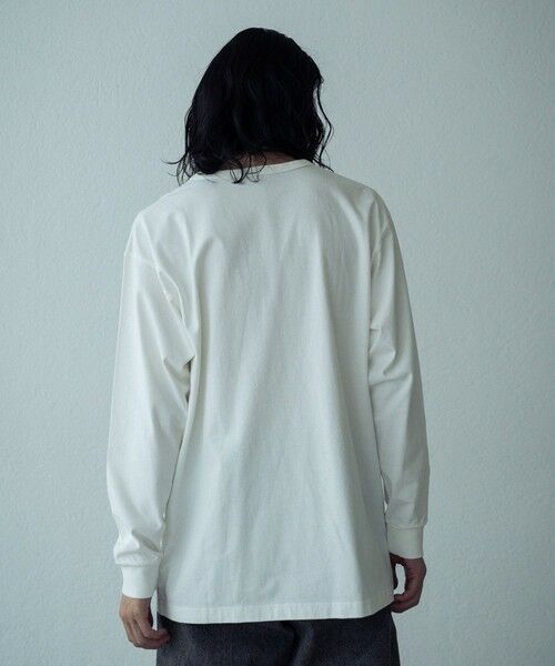 MEN'S BIGI / メンズビギ Tシャツ | パウダー加工ビンテージロゴロンT | 詳細4