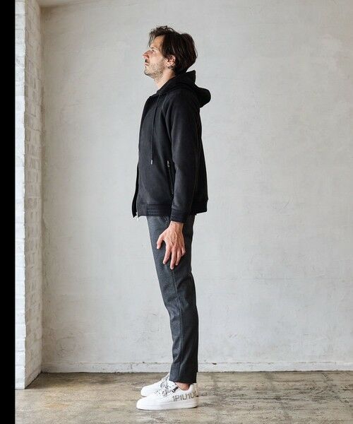 MEN'S BIGI / メンズビギ スウェット | フェイクスエードZIPUPパーカー | 詳細10
