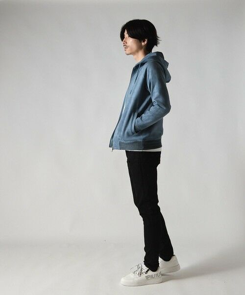 MEN'S BIGI / メンズビギ スウェット | フェイクスエードZIPUPパーカー | 詳細16