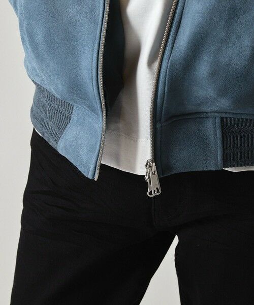 MEN'S BIGI / メンズビギ スウェット | フェイクスエードZIPUPパーカー | 詳細19