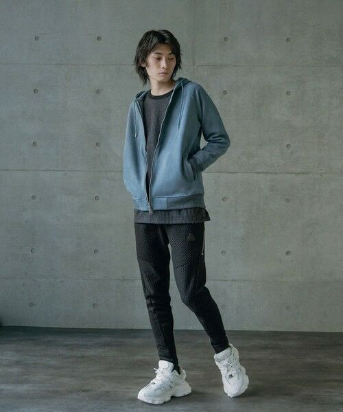 MEN'S BIGI / メンズビギ スウェット | フェイクスエードZIPUPパーカー | 詳細21