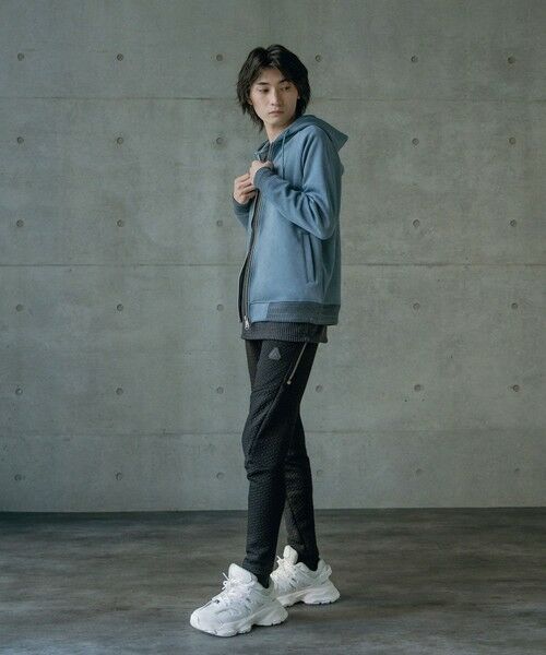 MEN'S BIGI / メンズビギ スウェット | フェイクスエードZIPUPパーカー | 詳細22