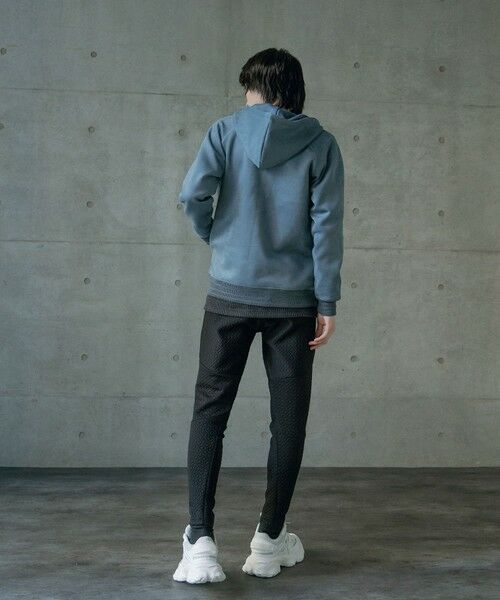 MEN'S BIGI / メンズビギ スウェット | フェイクスエードZIPUPパーカー | 詳細23