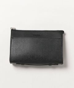 MEN'S BIGI / メンズビギ クラッチ・パーティバッグ | フェイクレザー サフィアーノ クラッチ バッグ