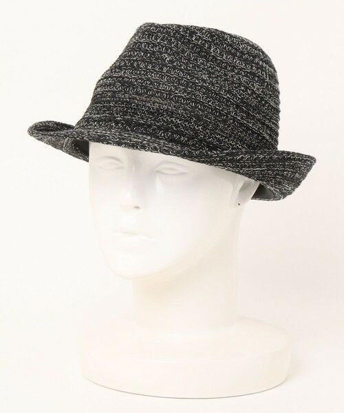 MEN'S BIGI / メンズビギ ハット | ペーパーハット/ストローハット（ブラック）