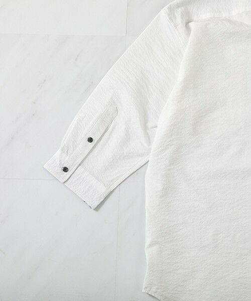 MEN'S BIGI / メンズビギ シャツ・ブラウス | 【抗菌・UVカット】ストレッチワッシャーワイドカラーシャツ | 詳細4