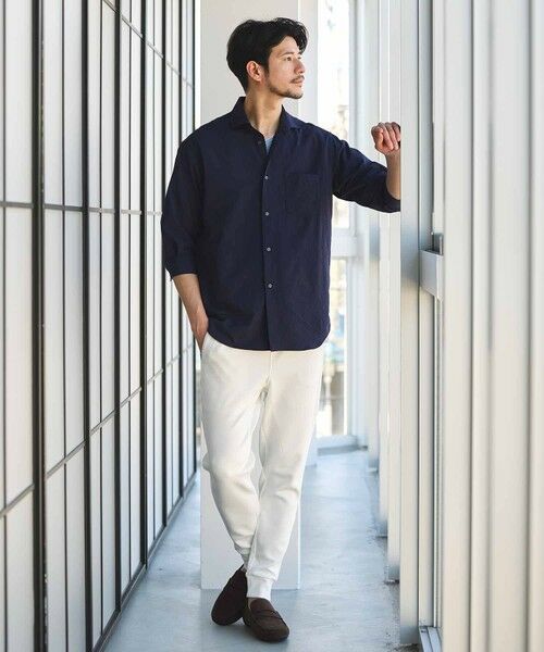 MEN'S BIGI / メンズビギ シャツ・ブラウス | 【抗菌・UVカット】ストレッチワッシャーワイドカラーシャツ | 詳細10