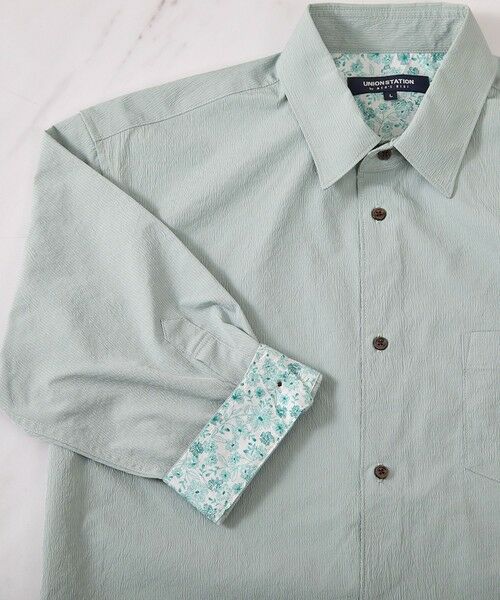 MEN'S BIGI / メンズビギ シャツ・ブラウス | 【抗菌・UVカット】ストレッチワッシャーワイドカラーシャツ | 詳細30