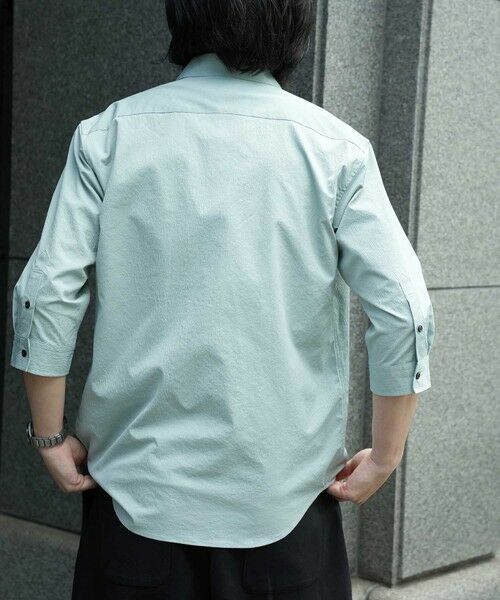 MEN'S BIGI / メンズビギ シャツ・ブラウス | 【抗菌・UVカット】ストレッチワッシャーワイドカラーシャツ | 詳細21