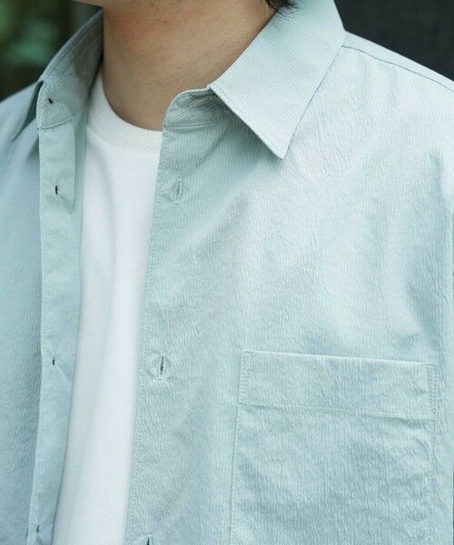 MEN'S BIGI / メンズビギ シャツ・ブラウス | 【抗菌・UVカット】ストレッチワッシャーワイドカラーシャツ | 詳細22