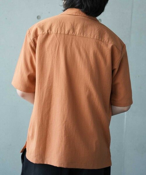 MEN'S BIGI / メンズビギ シャツ・ブラウス | レーヨンスラブオープンカラー半袖シャツ | 詳細14