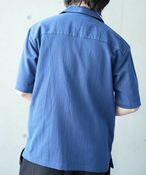 MEN'S BIGI / メンズビギ シャツ・ブラウス | レーヨンスラブオープンカラー半袖シャツ | 詳細20