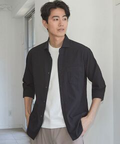 MEN'S BIGI / メンズビギ シャツ・ブラウス | サッカードッツ7分袖シャツ