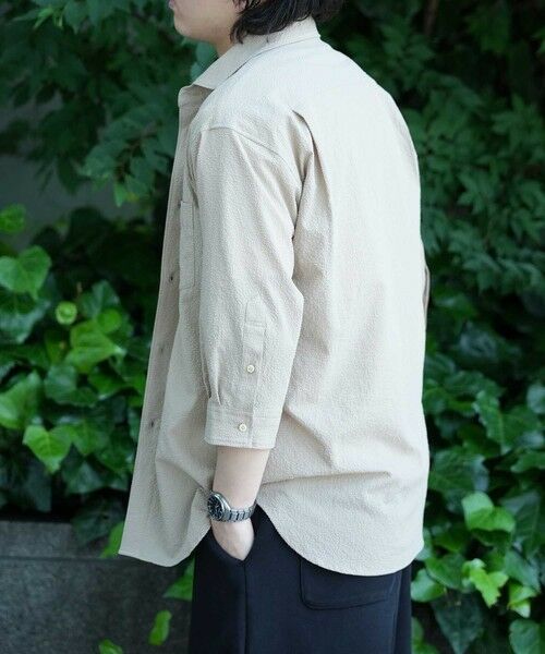 MEN'S BIGI / メンズビギ シャツ・ブラウス | サッカードッツ7分袖シャツ | 詳細6