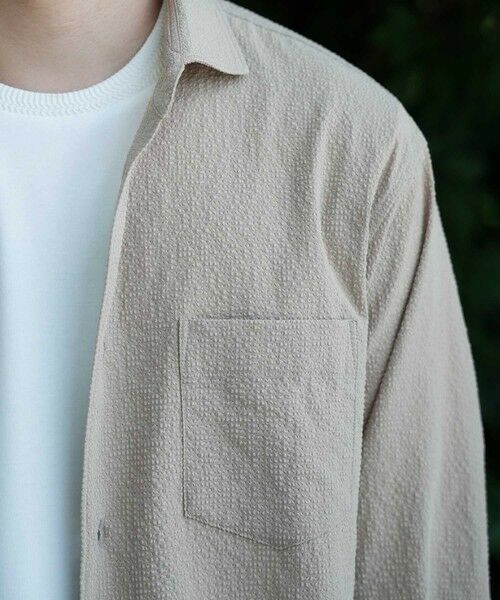 MEN'S BIGI / メンズビギ シャツ・ブラウス | サッカードッツ7分袖シャツ | 詳細7