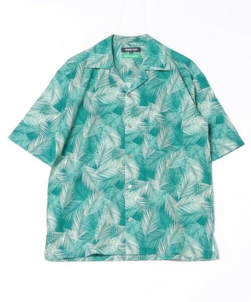 MEN'S BIGI / メンズビギ シャツ・ブラウス | UNION STATION by MEN'S BIGI×HIBIYA-KADAN コラボシャツ（グリーン）