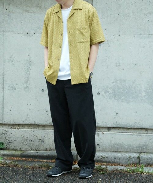 MEN'S BIGI / メンズビギ シャツ・ブラウス | アーガイルJQDオープンカラー半袖シャツ | 詳細8