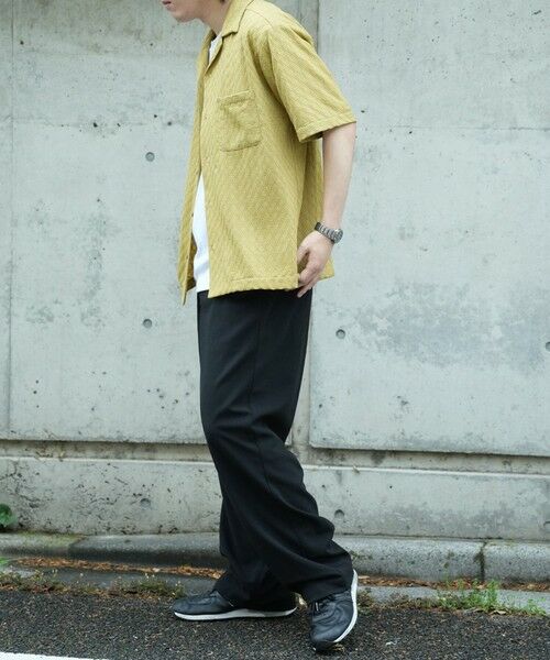 MEN'S BIGI / メンズビギ シャツ・ブラウス | アーガイルJQDオープンカラー半袖シャツ | 詳細9