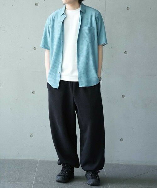 MEN'S BIGI / メンズビギ シャツ・ブラウス | ストレッチポリエステルリンクスジャガードシャツ | 詳細14