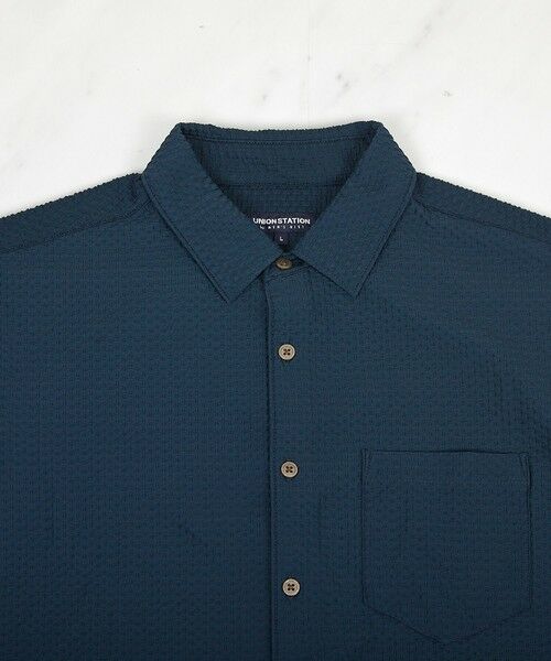 MEN'S BIGI / メンズビギ シャツ・ブラウス | ストレッチポリエステルリンクスジャガードシャツ | 詳細23