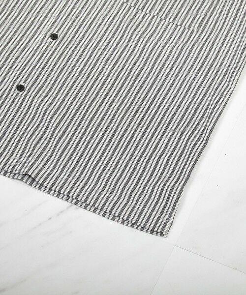 MEN'S BIGI / メンズビギ シャツ・ブラウス | シャーリングストライプオープンカラーシャツ | 詳細19