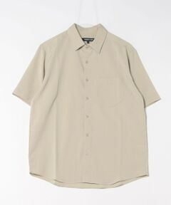 MEN'S BIGI / メンズビギ シャツ・ブラウス | 楊柳カチオン半袖レギュラーカラーシャツ