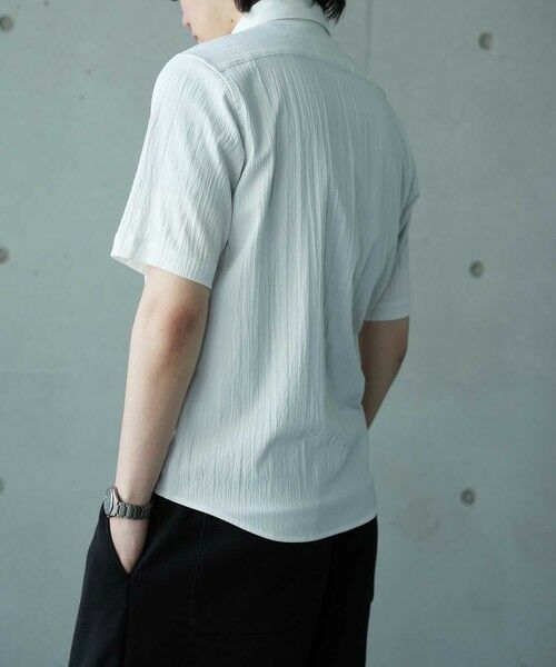 MEN'S BIGI / メンズビギ シャツ・ブラウス | 楊柳カチオン半袖レギュラーカラーシャツ | 詳細3