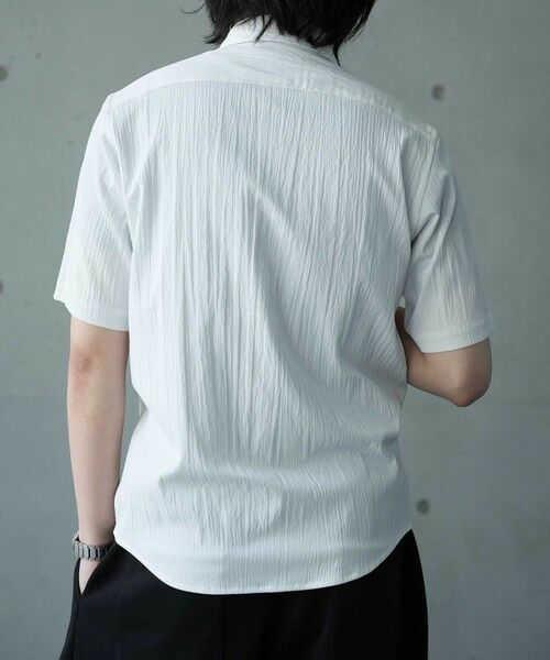 MEN'S BIGI / メンズビギ シャツ・ブラウス | 楊柳カチオン半袖レギュラーカラーシャツ | 詳細4