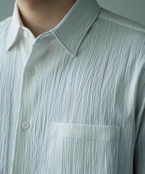 MEN'S BIGI / メンズビギ シャツ・ブラウス | 楊柳カチオン半袖レギュラーカラーシャツ | 詳細5