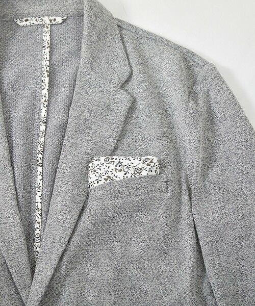 MEN'S BIGI / メンズビギ テーラードジャケット | MIXハニカムカットジャケット | 詳細10