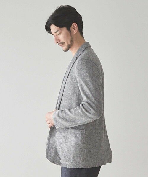 MEN'S BIGI / メンズビギ テーラードジャケット | MIXハニカムカットジャケット | 詳細2