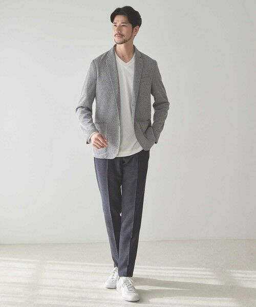 MEN'S BIGI / メンズビギ テーラードジャケット | MIXハニカムカットジャケット | 詳細5