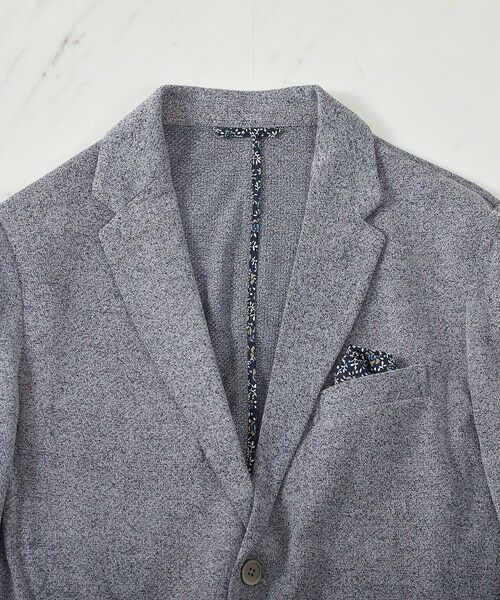 MEN'S BIGI / メンズビギ テーラードジャケット | MIXハニカムカットジャケット | 詳細21