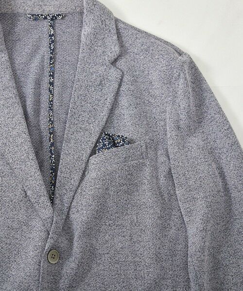 MEN'S BIGI / メンズビギ テーラードジャケット | MIXハニカムカットジャケット | 詳細24