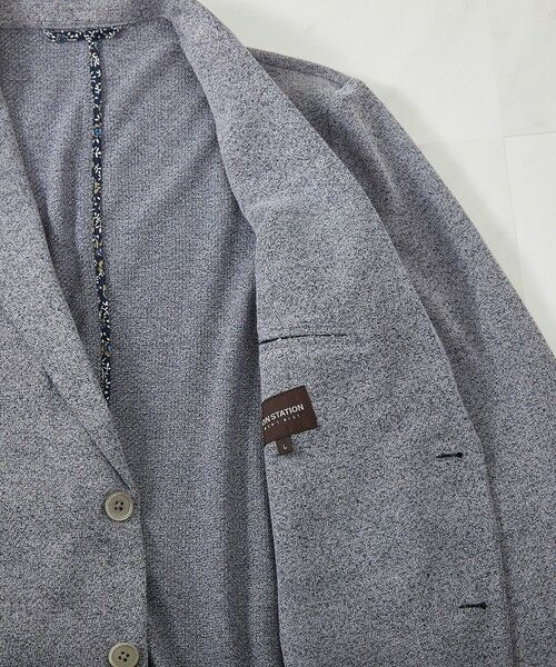 MEN'S BIGI / メンズビギ テーラードジャケット | MIXハニカムカットジャケット | 詳細25